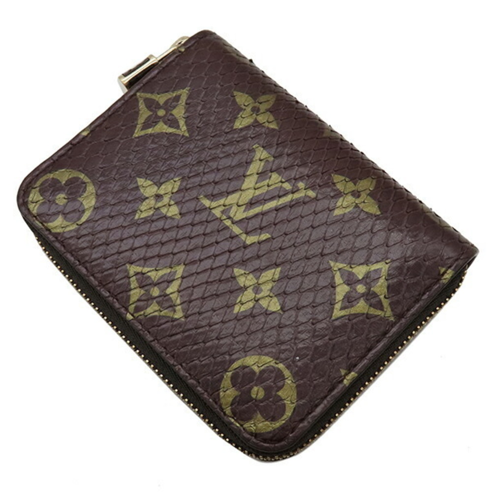 Louis Vuitton Coin Case Zippy Python Brown Card H… - image 2